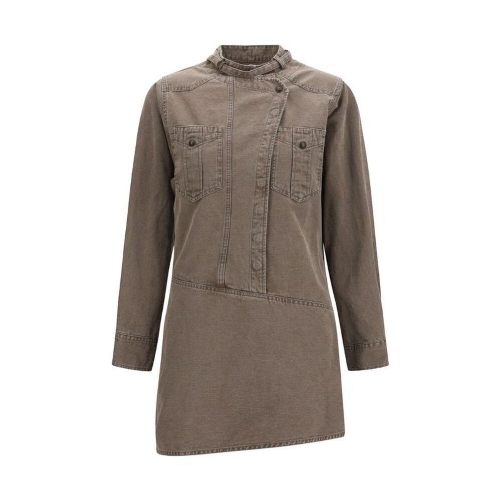 Marant Etoile Brown Cotton Casual Women's Dress